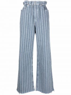 Straight jeans Miu Miu blå