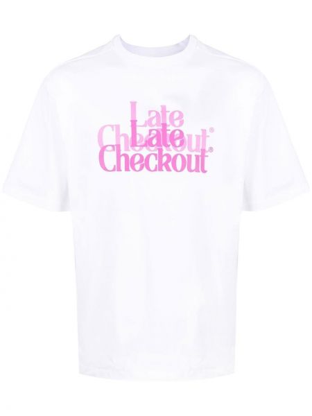 T-shirt con stampa Late Checkout