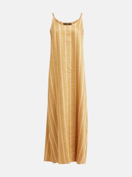 Длинное платье Lauren Vidal желтое