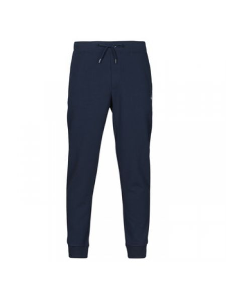 Haftowane spodnie sportowe Polo Ralph Lauren niebieskie