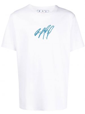 Brodert t-skjorte Off-white hvit