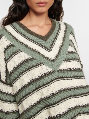 Prugasti džemper od kašmira Loro Piana