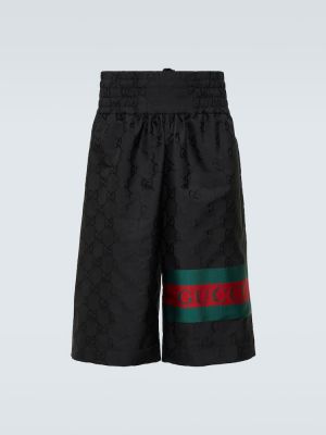Pantalones cortos de tejido jacquard Gucci