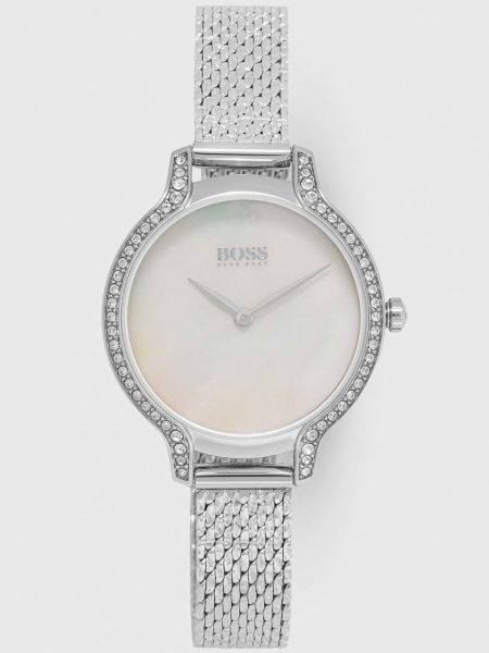 Srebrny zegarek Boss