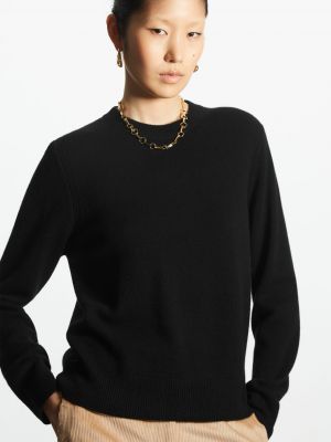 Кашемировый свитер Cos черный