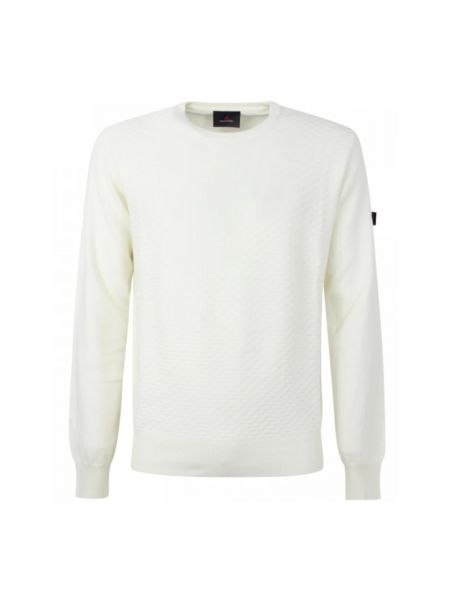 Sweatshirt mit rundem ausschnitt Peuterey weiß