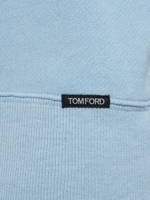 Sudadera de algodón Tom Ford azul