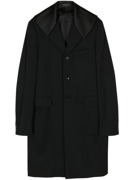 Σατέν παλτό Comme Des Garçons Homme Plus μαύρο