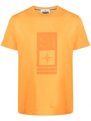 T-shirt Stone Island orange