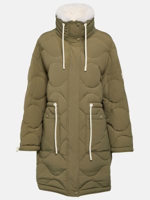 Péřový kabát Yves Salomon zelený