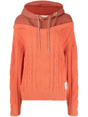 Kapučdžemperis Maison Mihara Yasuhiro oranžs