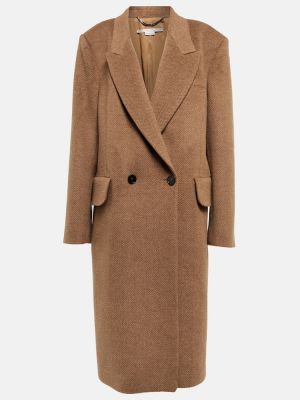 Abrigo de lana Stella Mccartney marrón