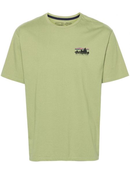 T-shirt en coton Patagonia vert