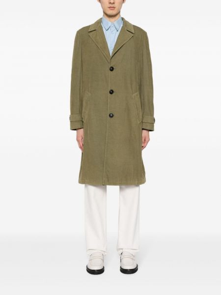 Manšestrový kabát Massimo Alba zelený