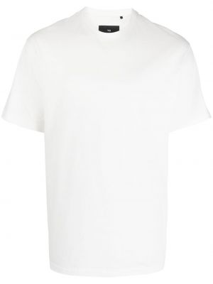 Einfarbige t-shirt Y-3 weiß