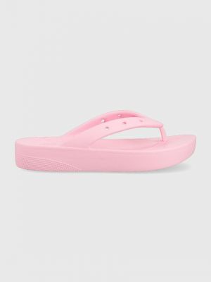 Platform talpú flip-flop Crocs rózsaszín