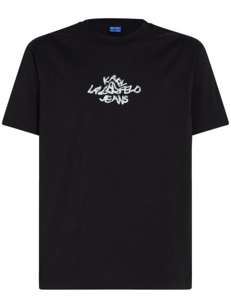 T-shirt Karl Lagerfeld Jeans sort