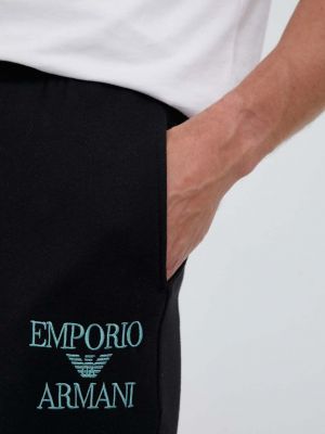 Sportovní kalhoty s aplikacemi Emporio Armani Underwear