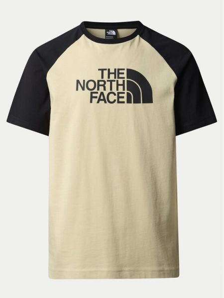 Marškinėliai The North Face smėlinė