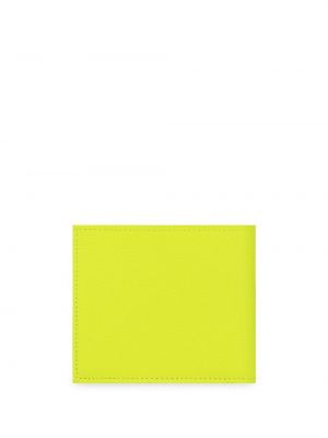 Portefeuille à imprimé Balenciaga jaune