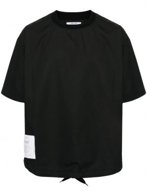 Βαμβακερή μπλούζα Wtaps μαύρο