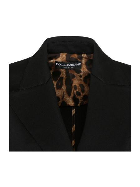 Blazer de tela jersey Dolce & Gabbana negro
