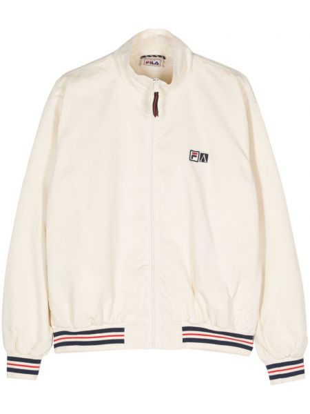 Veste longue avec applique Fila blanc