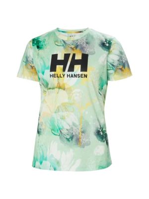 Tričko s krátkými rukávy Helly Hansen zelené