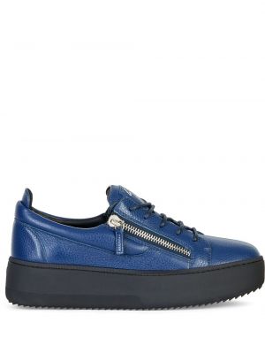 Tykk zip sneakers Giuseppe Zanotti blå