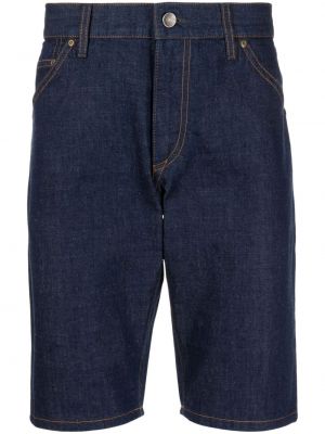 Kratke jeans hlače z nizkim pasom Dolce & Gabbana modra