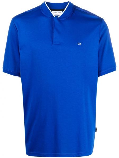 Polo krekls ar apdruku Calvin Klein zils