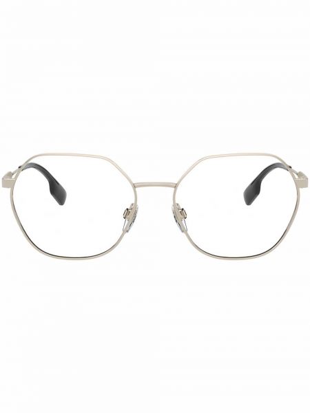 Kostkované brýle Burberry Eyewear zlaté