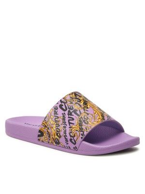 Klapki Versace Jeans Couture - fioletowy