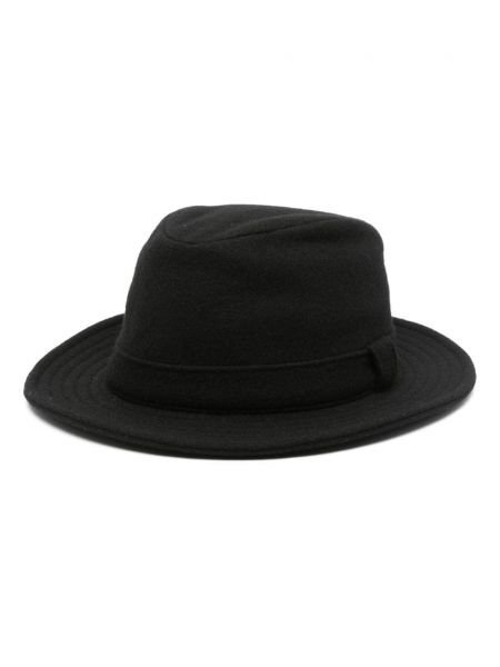 Hat i filt Yohji Yamamoto sort