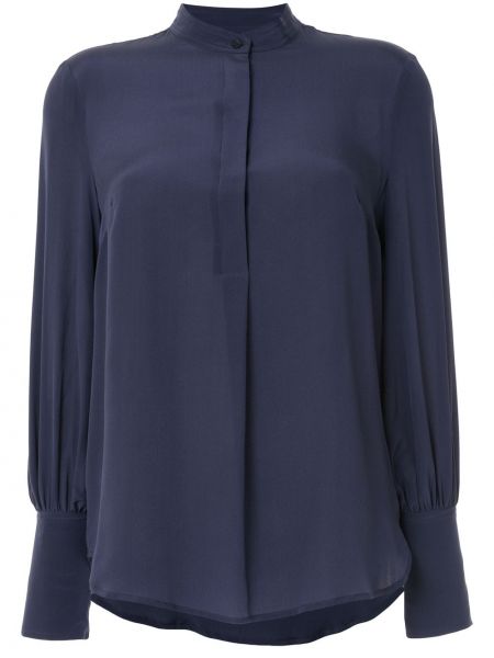 Блузка с длинными рукавами Rebecca Vallance, синяя