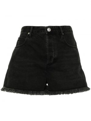 Pantaloni scurți din denim Isabel Marant negru
