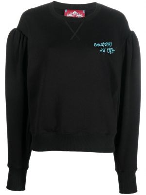 Trykt sweatshirt Philosophy Di Lorenzo Serafini svart