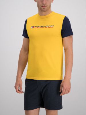 Priliehavé športové tričko Tommy Sport žltá
