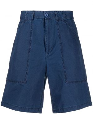 Pantaloni scurți din bumbac A.p.c. albastru
