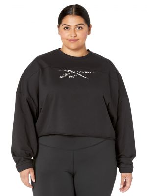 Пуловер Reebok, Plus Size Modern Safari Crew Neck Sweatshirt