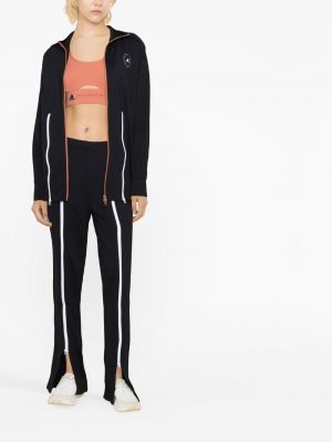 Kalhoty na zip s potiskem Adidas By Stella Mccartney černé