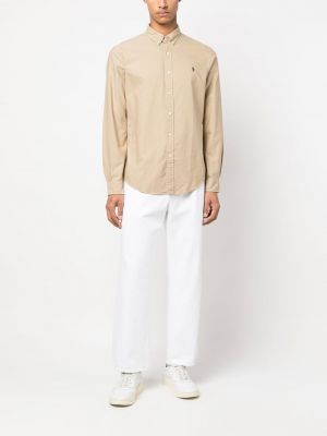 Bavlněná zateplená košile s kulatým výstřihem Polo Ralph Lauren