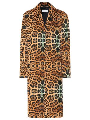 Kabát s potlačou s leopardím vzorom Dries Van Noten