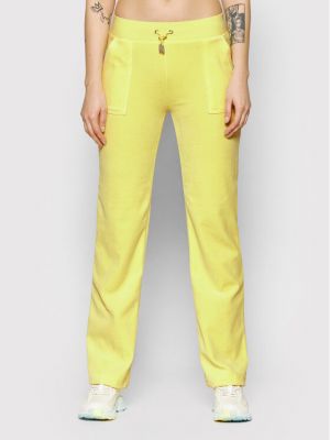 Kalhoty Juicy Couture, žlutá