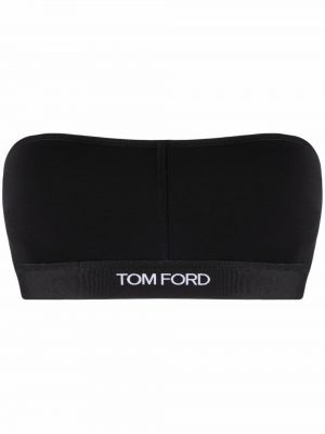 Siuvinėtas liemenėlė bandeau Tom Ford juoda