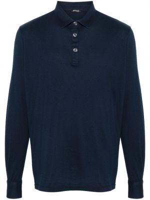 Polo krekls džersija Kiton zils