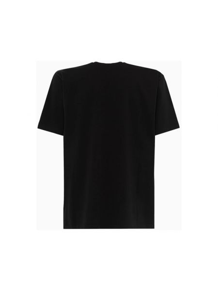 Camiseta de algodón de cuello redondo Sotf negro