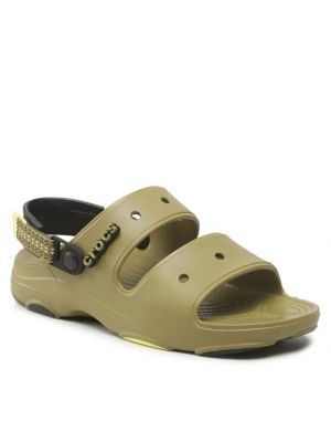 Sandále Crocs zelená