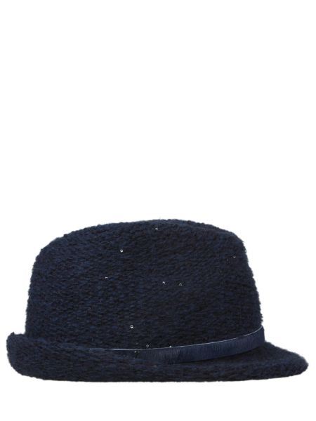 Шляпа с пайетками Jacob Cohen синяя