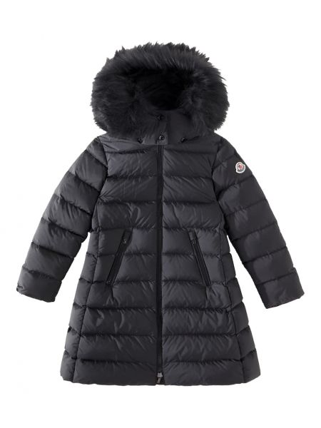 Ned kåpe for jenter Moncler Enfant svart